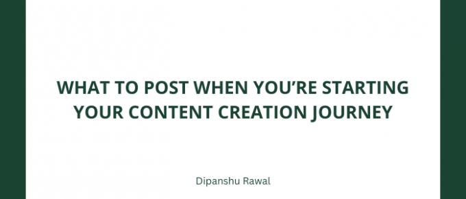 start content creation